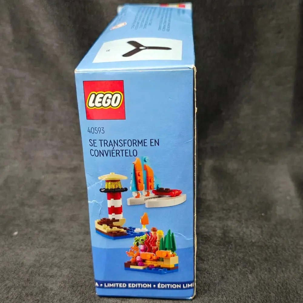 LEGO Fun Creativity 12-in-1 40593 279 Building Toy Pieces Place Sailboat Cabin &